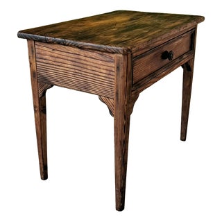 Vintage Rustic Side Table, 1950 For Sale