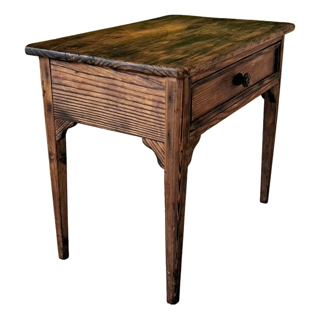 Vintage Rustic Side Table, 1950 For Sale