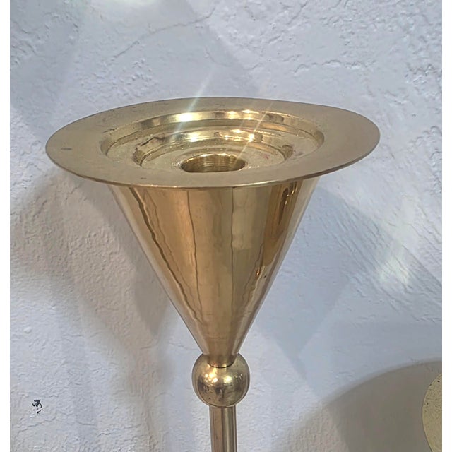 1970s 1970s Memphis Style Candle Holder Set Christian De Beaumont Style For Sale - Image 5 of 12