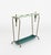 Midcentury amazing umbrella stand or walking stick in brass and glass by Fontana Arte. Made in Italy in the 1950s. This...
