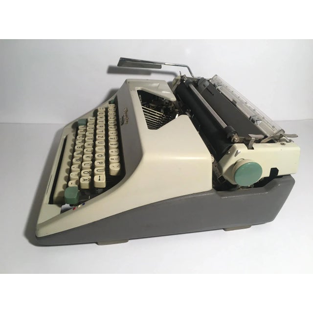 Mid-Century Modern Vintage 1960s Olympia Monika Typewriter For Sale - Image 3 of 5