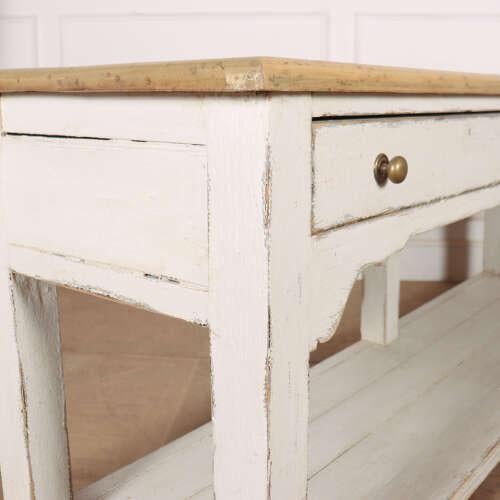 English Painted Pine Dresser Base For Sale - Image 10 of 14
