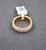 Metal 2.28 Ct Diamond Eternity Band Size 6.5 For Sale - Image 7 of 9
