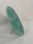 1940s 1940s French Gien Turquoise Majolica Oyster Plate For Sale - Image 5 of 12