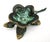 Pair of Vintage Verdigris Brass Floral Sculptures / Candle Holders – Hollywood Regency / Botanical Style For Sale - Image 9 of 10