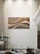 Silver Resin Geode Painting, Gold Leaf and Crushed Glass (48"x24") For Sale - Image 8 of 10