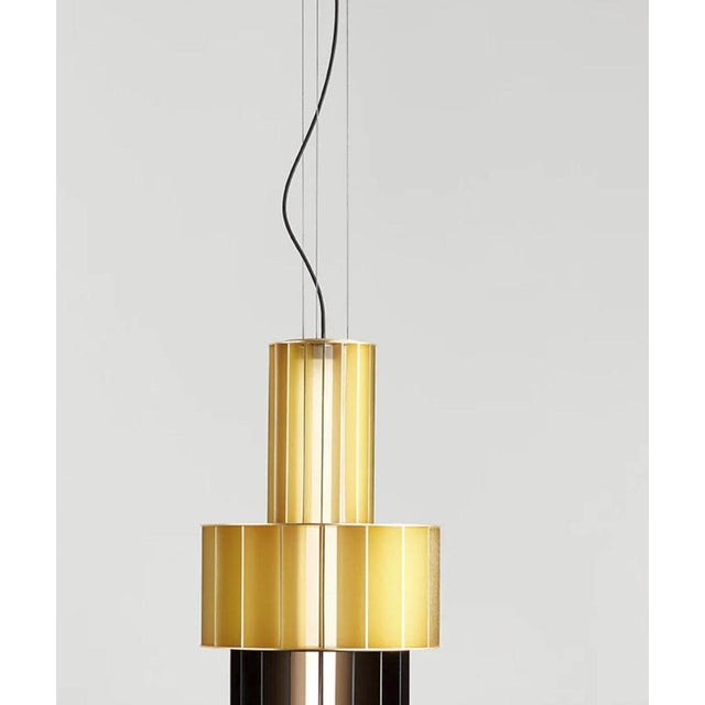 Not Yet Made - Made To Order Babel T Me Custom Suspended Lamp by Stephen Burks for Parachilna For Sale - Image 5 of 10