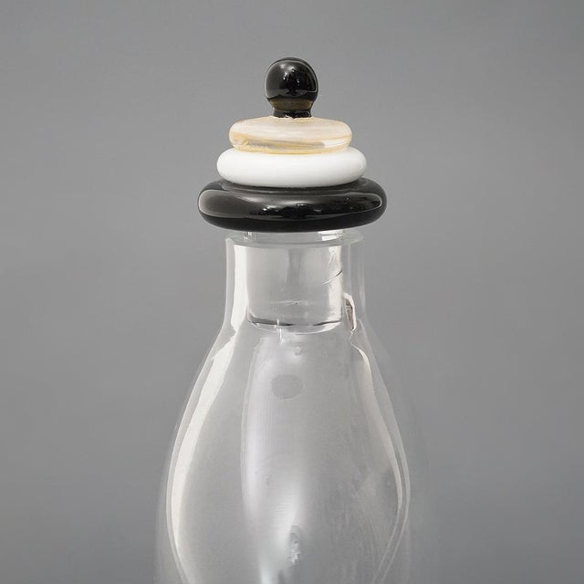 Murano Glass Bottle with Stopper by Giovanni Cenedese, 1970s For Sale - Image 9 of 13