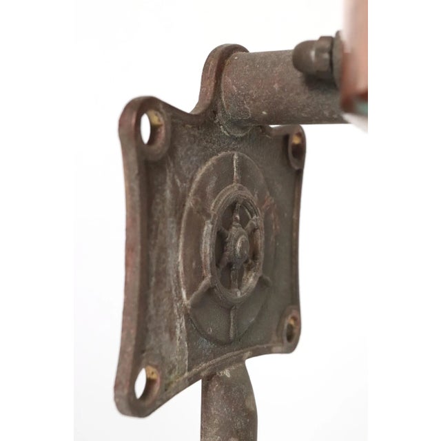 Early 20th Century Ankerlight DHR Holland Copper & Glass Ship Lantern For Sale - Image 10 of 11