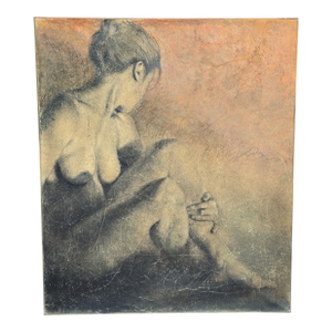 Large Oil Painting on Canvas by Maurizio Bonfanti - Nudo Femninile