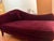 American Crate & Barrel Bernhardt Purple Velvet Chaise Lounge For Sale - Image 3 of 3