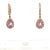 These earrings have Pear Cut Pink Sapphires that weigh 1.68 carats and measure at approximately 7 mm x 5 mm. There are...