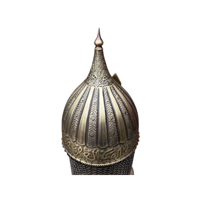 Fluted Ottoman Chichak Helmet For Sale - Image 11 of 14