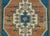 Turkish Mini Rug Oriental Hand Knotted Vintage Rug 1'10" x 2'10" #16205 For Sale - Image 4 of 8