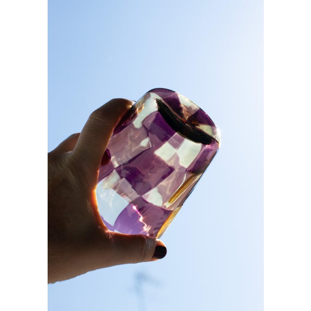 Brown Italian Murano Glassware by Mariana Iskra for Ribes, 2004, Set of 4 For Sale - Image 8 of 18