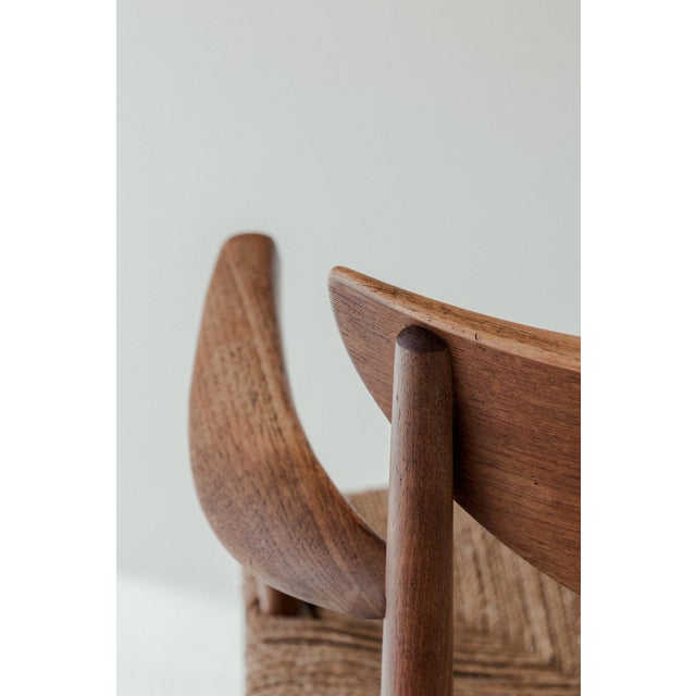 Wood Model 317 Armchair by Peter Hvidt and Orla Molgaard Nielsen for Søborg Møbelfabrik, Denmark, 1960s For Sale - Image 7 of 12