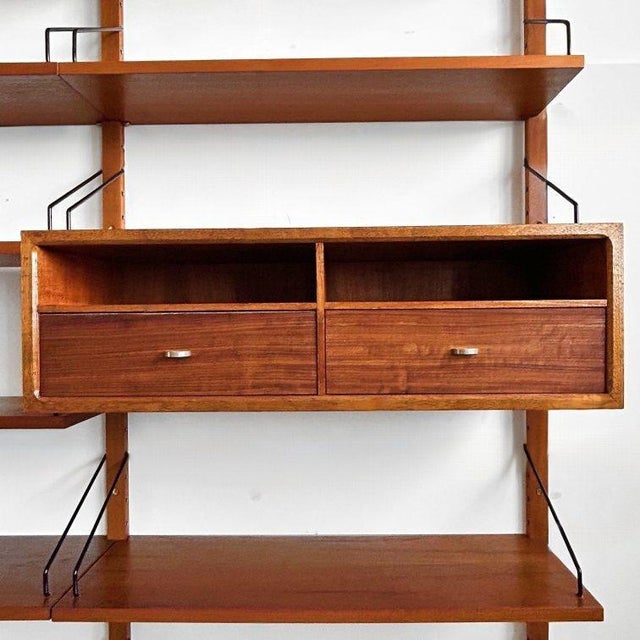 Mid-Century Danish Royal Wall Unit by Poul Cadovius, 1950s For Sale - Image 11 of 13