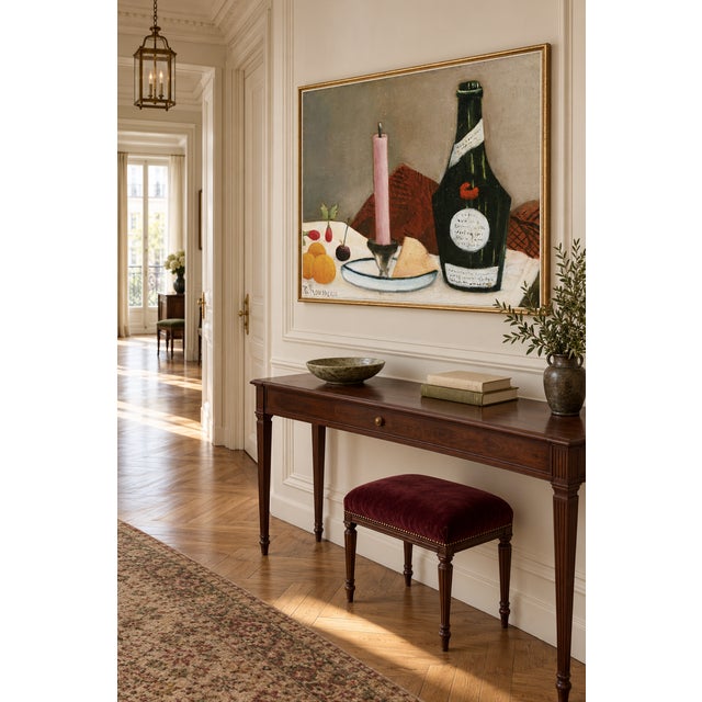 Not Yet Made - Made To Order 1908 Vintage French Still Life Art Print With Pink Candle by Henri Rousseau - 40" X 30" For Sale - Image 5 of 9