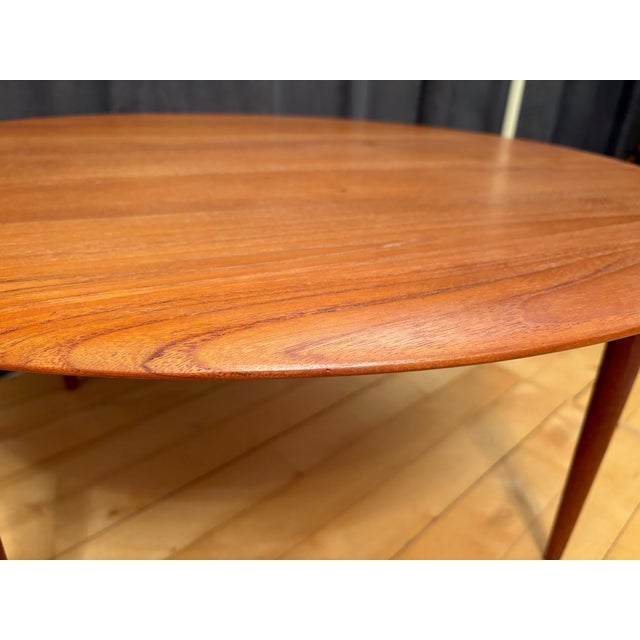 Vintage Danish Coffee Table by Peter Hvidt & Orla Mølgaard-Nielsen for France & Søn, 1960s For Sale - Image 9 of 14