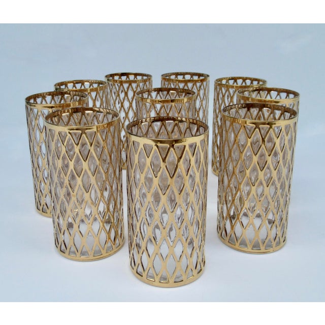 Vintage C.1960's Imperial Glass Co. 22kGold 