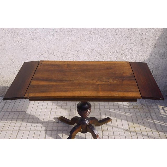 Low Mahogany Coffee Table with Side Panels, England, 1890 For Sale - Image 4 of 9