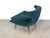 1950s Karpen of California "Horn" Walnut Lounge Chair in Green Velvet For Sale - Image 10 of 11