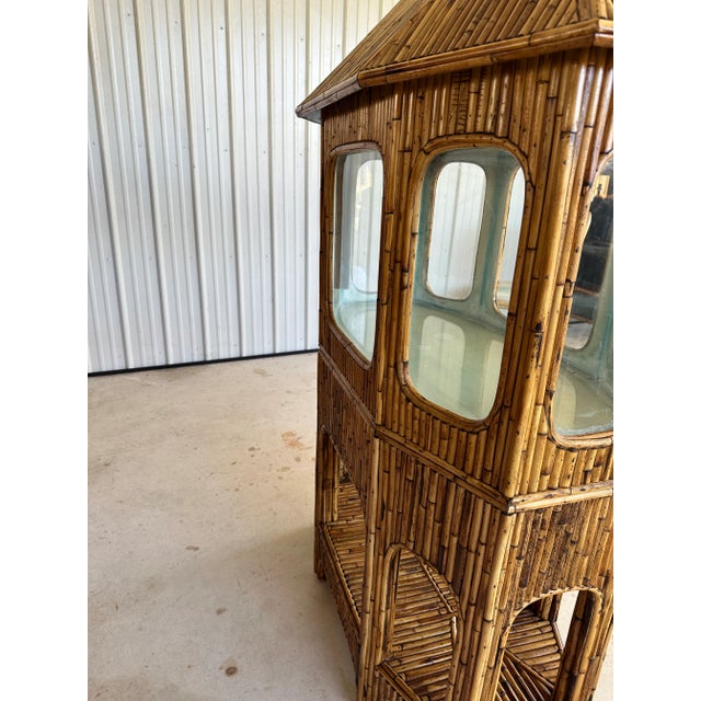 Miniature Chinese Pagoda Sculpture - 5-Tier Tower Ornament For Aquarium, Bonsai, Terrarium & Garden Decor (5.5x4.5x11.5cm)