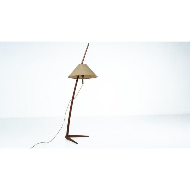 Mid-Century Floor Lamp model 2076 "Dornstab" by J.T Kalmar - Austria, 1950s This piece is attributed to the mentioned...