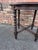 English Antique English Bobbin Twist Side Table For Sale - Image 3 of 10