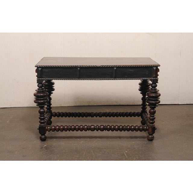 18th C. Portuguese Rosewood Console Table For Sale - Image 9 of 15