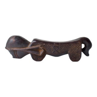 Early 20th Century Kuba Divination Wooden Figure For Sale