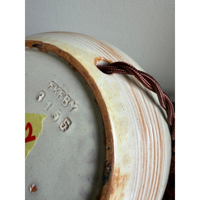 Art Deco Table Lamp by Anna-Maria Thomson for Upsala Ekeby, 1930s For Sale - Image 9 of 11