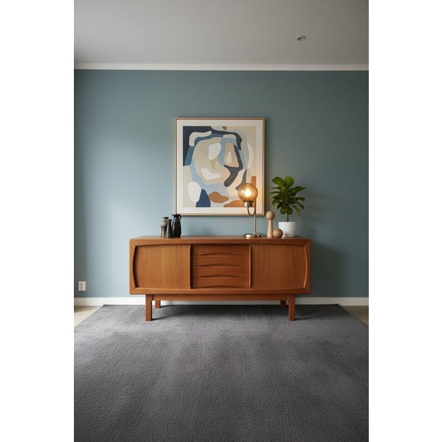 Sideboard in Teak by H. P. Hansen and Burchardt Nielsen for Dyrlund, 1960s For Sale - Image 6 of 15