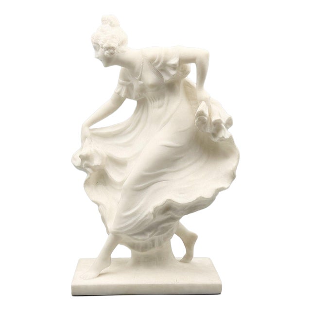 Ernst Seger, Dancing Lady, 1920s, Marble For Sale