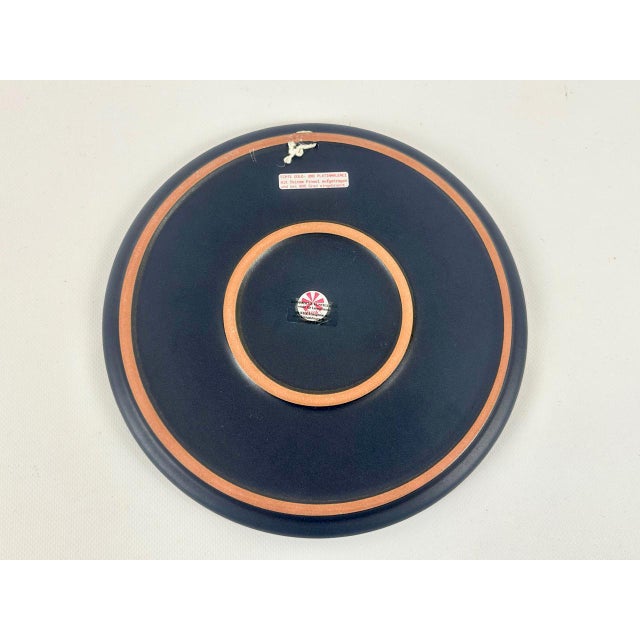 Vintage German Gilt and Platinum-Plated Ceramic Plate from KMK Keramik Manufaktur Kupfermühle, 1970s For Sale - Image 4 of 8