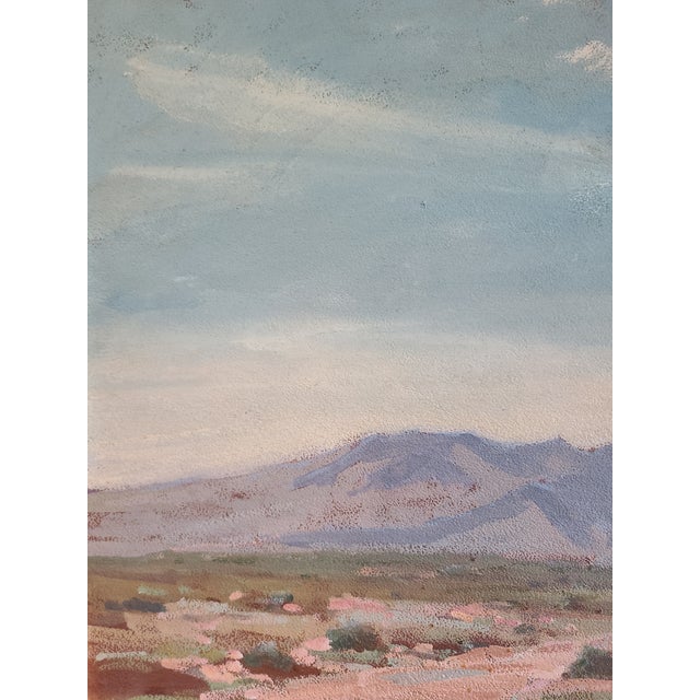 John Walter Sherman Antique Oil Painting Early California Desert Landscape For Sale - Image 12 of 16