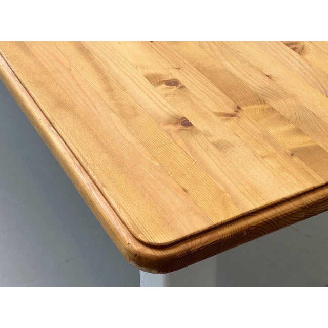 Large Country-Style Dining Table in Wood, 1980s For Sale - Image 10 of 18