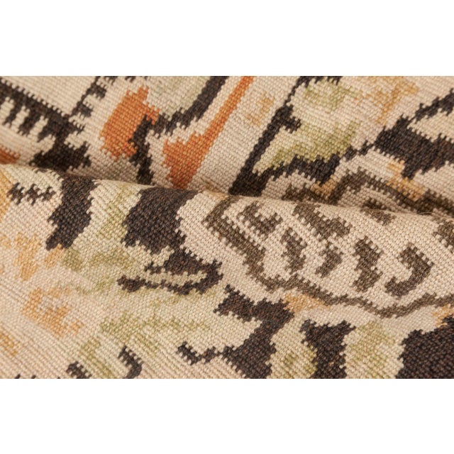 Modern Bassarabian Botanic design hand knotted wool rug by Doris Leslie Blau Size: 13'0" × 20'5" (396 × 622 cm). This...