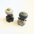 Mid 20th Century Mid Century Pottery King and Queen Salt and Pepper Shakers For Sale - Image 5 of 7