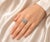 Traditional 1970s 14K White Gold Diamond Filigree Round Cocktail Ring, Size 8 For Sale - Image 3 of 3
