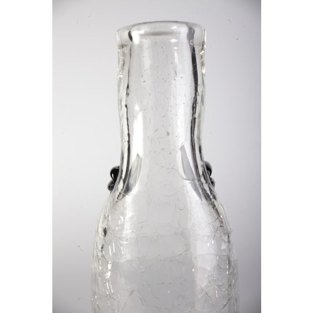 1970s Glass Vase and Bowl by Jaroslav Taraba for Lednicke Rovne, Czech, 1970s, Set of 2 For Sale - Image 5 of 17