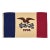 Vintage Cotton State Flag of Iowa For Sale