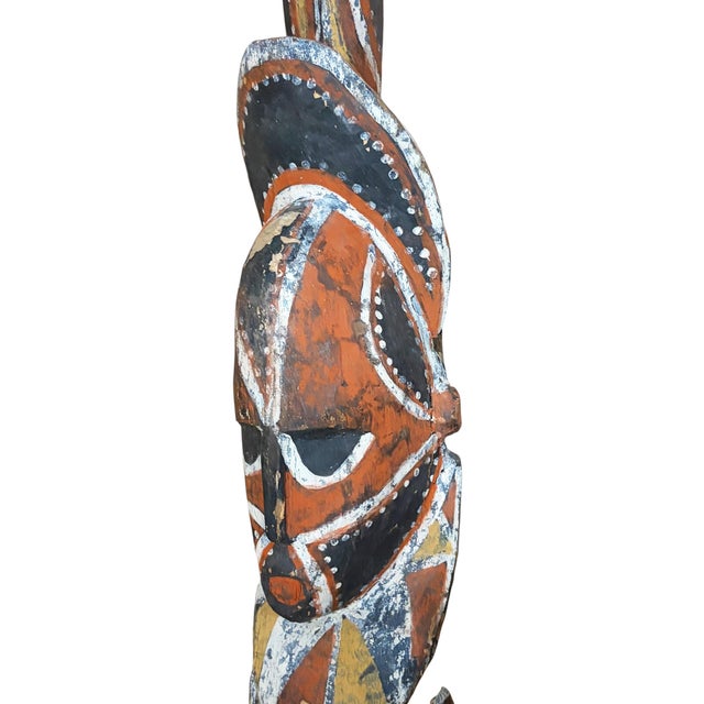 Vintage Standing Figure, Abelam People of the Sepik River-Tribes of Papau New Guinea For Sale - Image 13 of 13