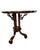 Vintage Southampton Demilune Console Table With Cane & Glass Top For Sale - Image 10 of 18