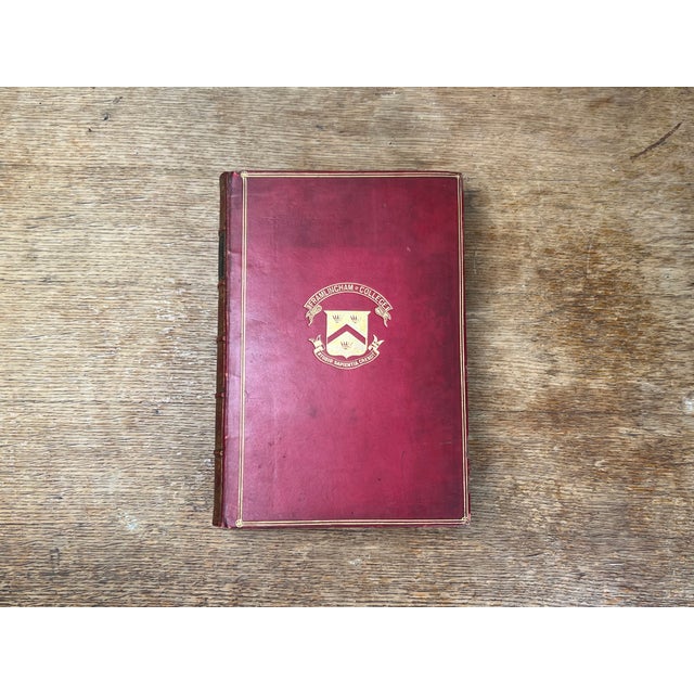 Victorian Fascinating Antique Victorian Science & Engineering Book Physical Forces by Guillemin Illustrated Red Leather Bound Home Library Decor For Sale - Image 3 of 10