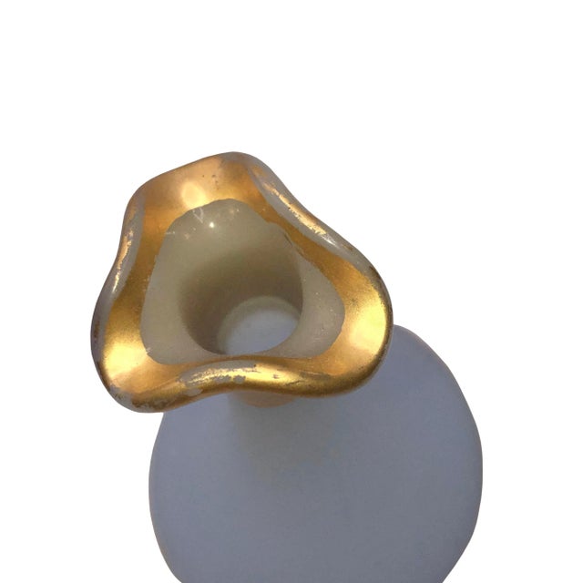 French Small French Blue Opaline Vase 19th Century For Sale - Image 3 of 6