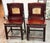Design Plus Gallery presents a Pair of Antique Chinese Rosewood Side Chairs + Stone Inserts. These traditional Chinese...