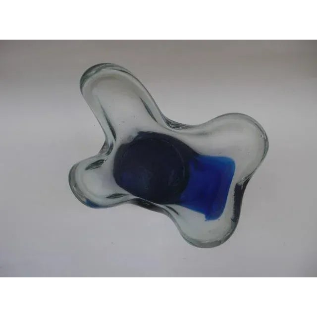 Glass Art Glass Splash Vase For Sale - Image 7 of 9