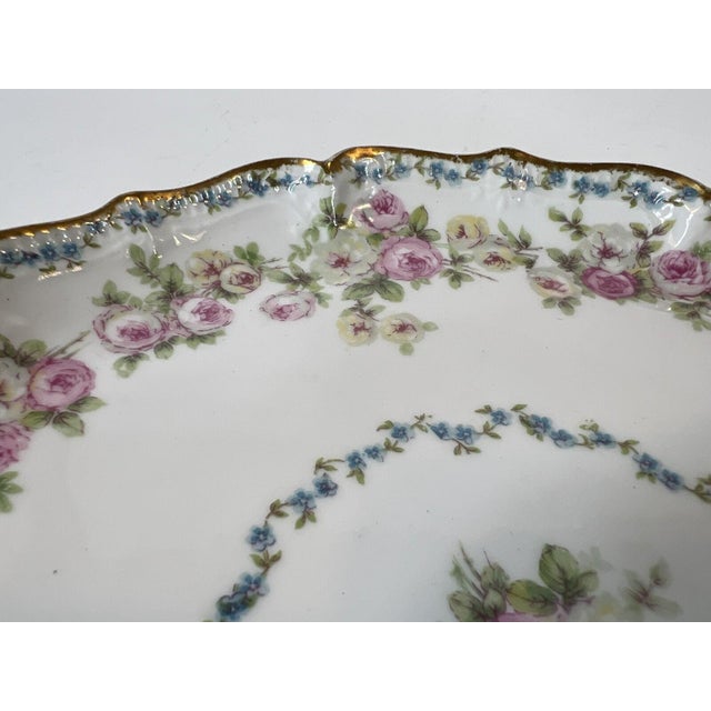 Antique GDA France Chas Field Haviland W Porcelain Plate For Sale - Image 4 of 11