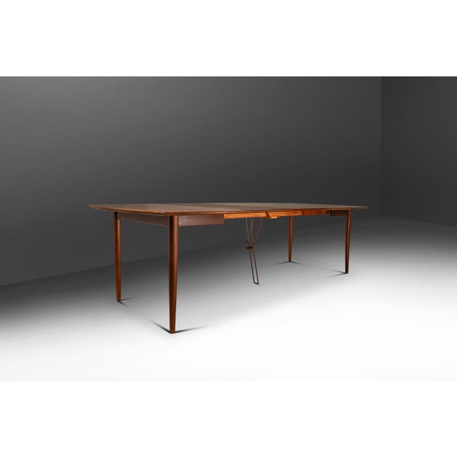 Danish Modern Teak Dining Set W/ Extension Table & Six (6) Matching Chairs Attributed to Harry Østergaard for Randers, Denmark, C. 1960s For Sale - Image 12 of 16